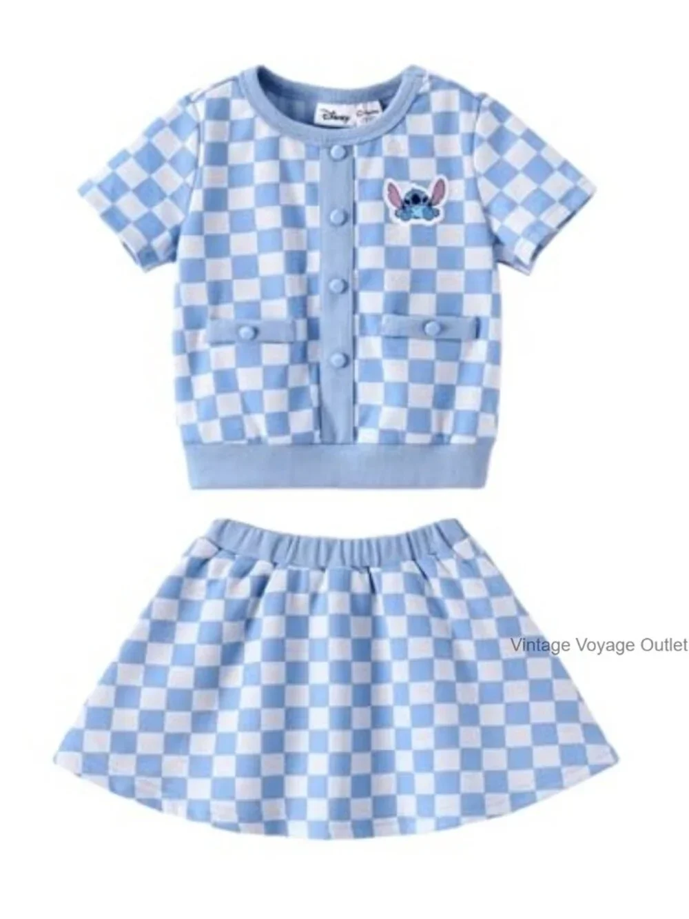 Disney Toddler Girl 2-Piece Outfit Skirt Set 8-9Y Licensed